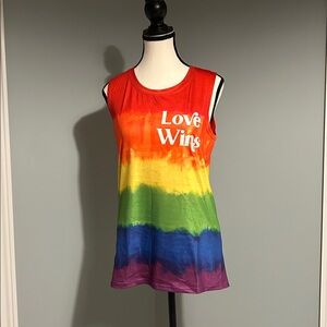 🔥🆕🔥Love Wins Rainbow Tank Top